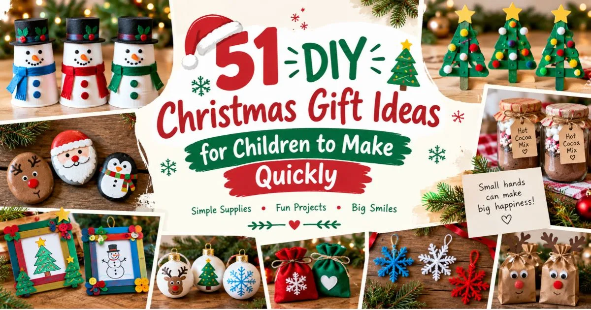 diy christmas gift ideas for children