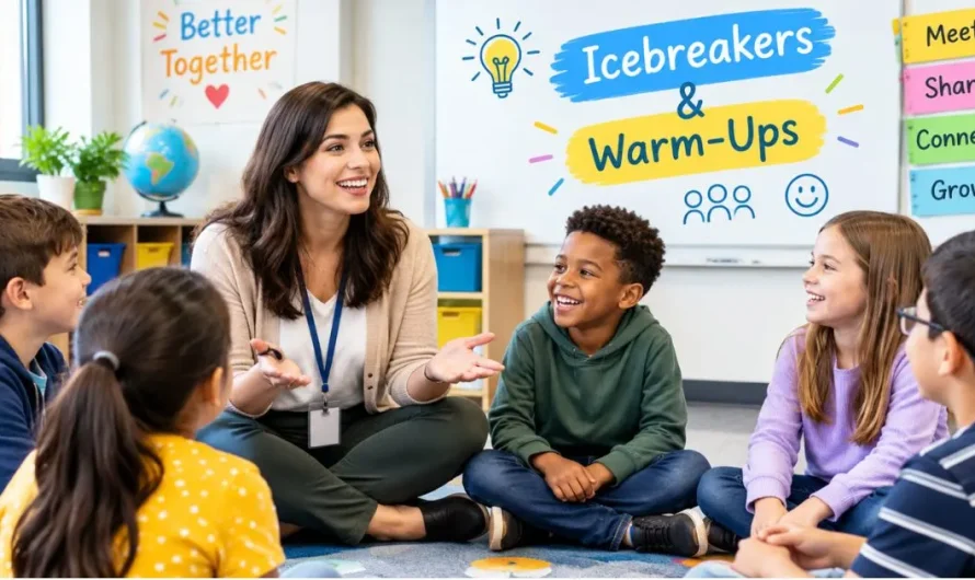 100 Quick Icebreakers, Classroom Warm-Ups No-Prep Activities for Substitute Teachers